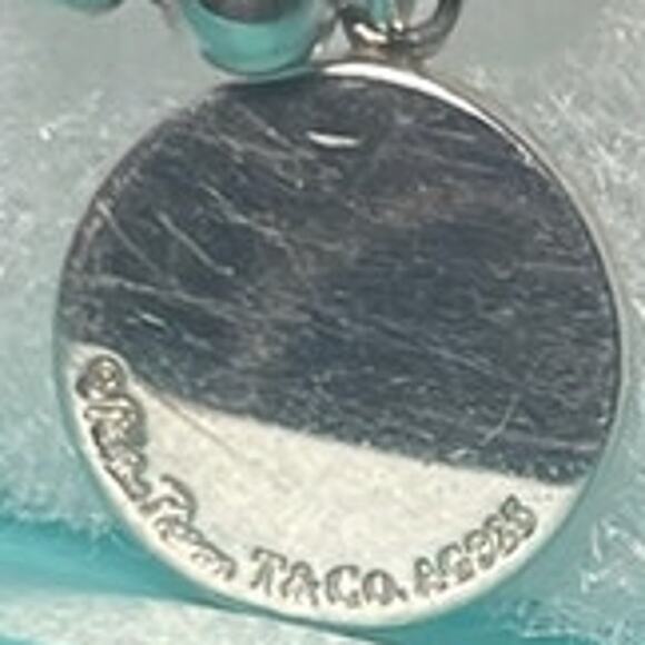 Tiffany & Co 4mm Bead Bracelet 925 Silver Breast Cancer Ribbon Box Pouch - EUC - Picture 8 of 10